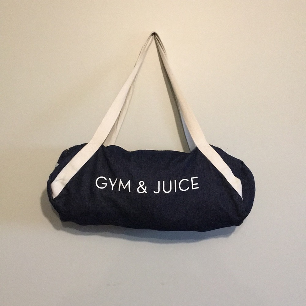 Gym and juice tote bag